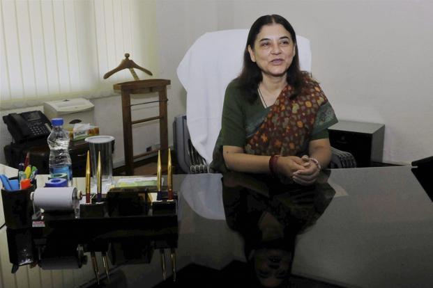 File photo of Maneka Gandhi. Credit: PTI
