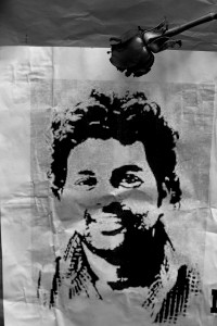 A portrait of Rohith Vemula. Credit: Shome Basu