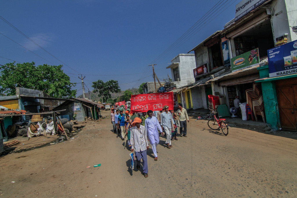 Balimela is a deserted-looking town, with most of its shops shuttered, because of the summer heat. 