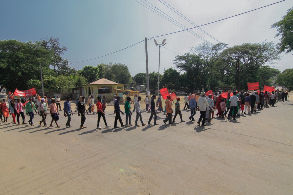 ‘How can Operation Greenhunt happen without permission from the Gram Sabha?’ This was one of the queries posed by the protestors.