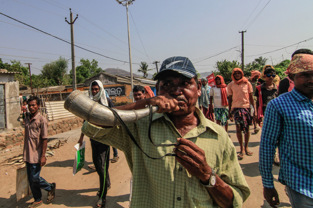 The lone turituri of the rally. 