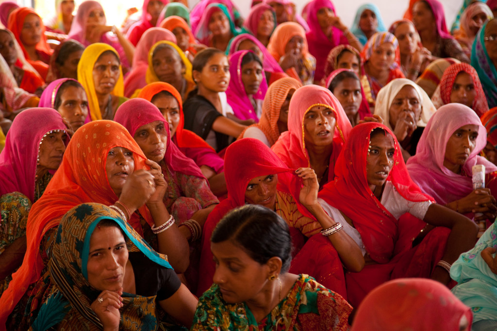 File photo of women attending a gram sabha meeting in Dungarpur district, Rajasthan. Credit: UN Women/Flickr CC BY-NC-ND 2.0