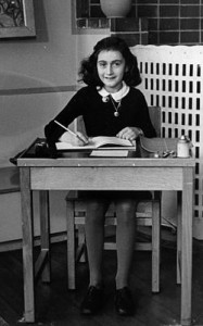 Anne Frank in 1940. Credit: Wikipedia