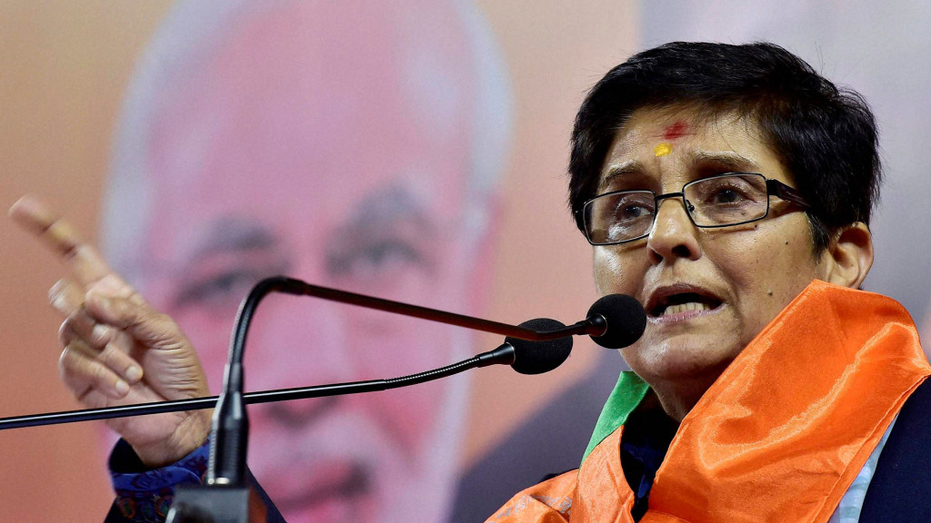 Kiran Bedi. Credit: PTI