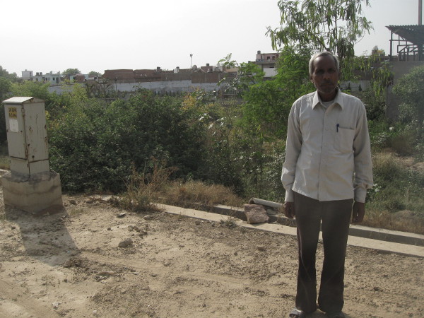 Radheshyam, at age 49, has been working in Agra for past two decades to support his family.