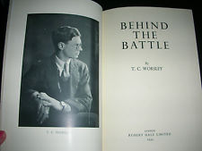 A first edition copy of T.C. Worsley's Behind the Battle. Credit: EBay