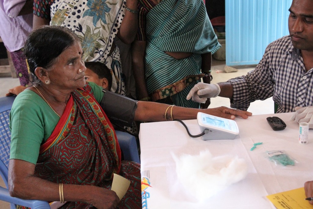 A woman being tested for diabetes. Credit: Trinity Care Foundation/Flickr CC 2.0