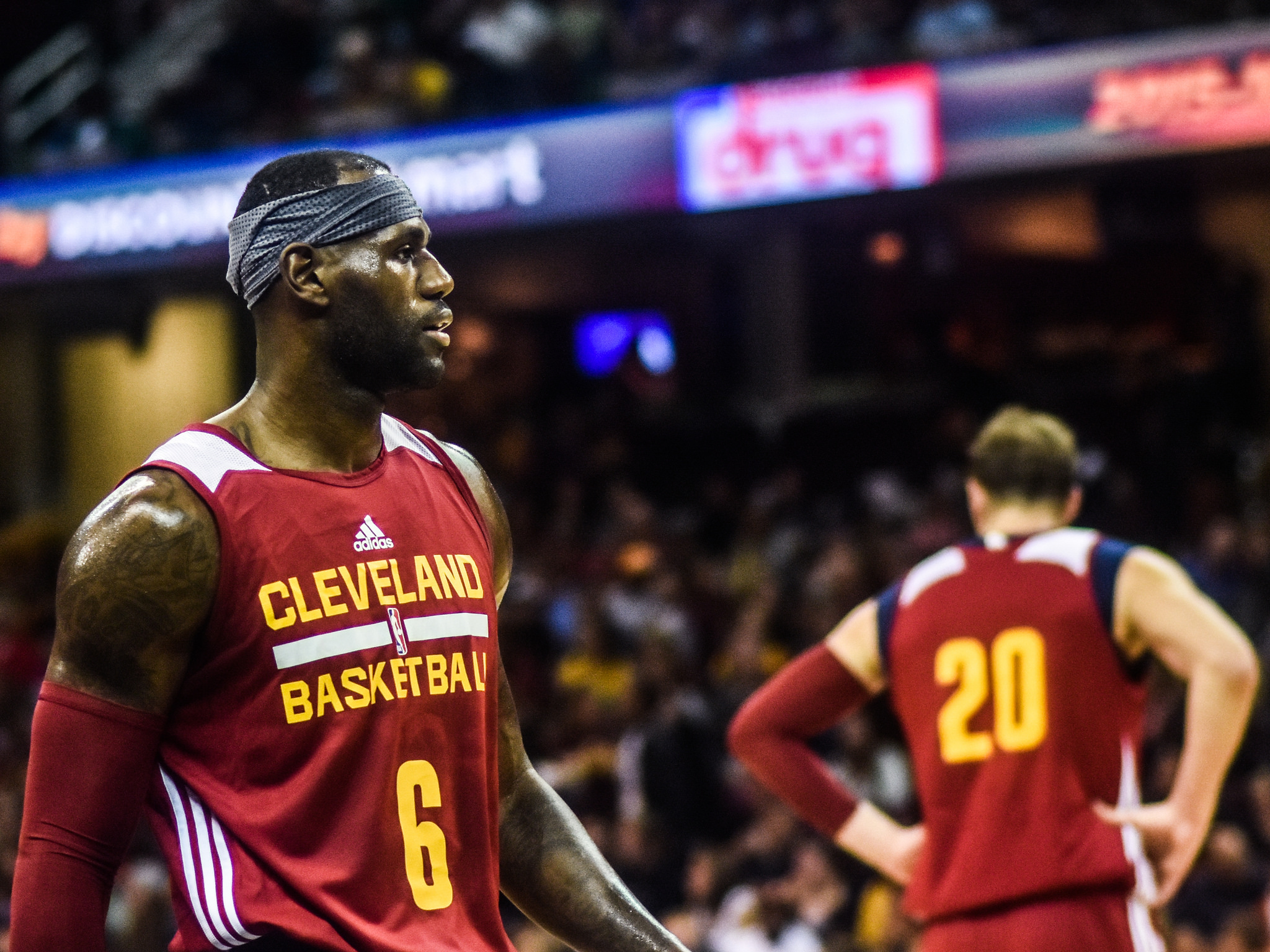 LeBron James, 2015. Credit: edrost88/Flickr, CC BY 2.0