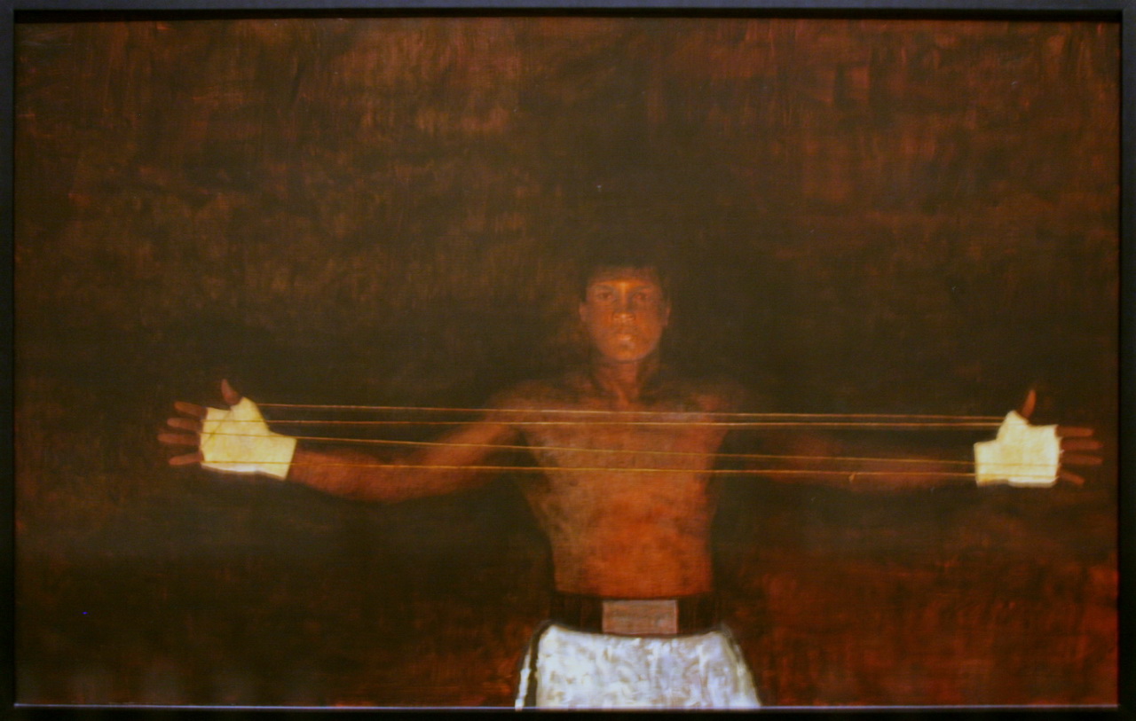 'Cat's Cradle' (Muhammad Ali) by Henry C. Casselli, Jr., oil on canvas, 1981. Credit: nostri-imago/Flickr, CC BY 2.0