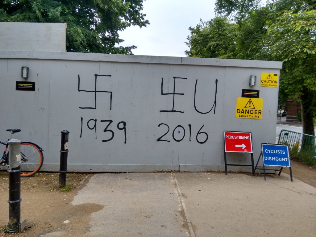 Graffiti in Oxford. Credit: Rajdeep Pakanati