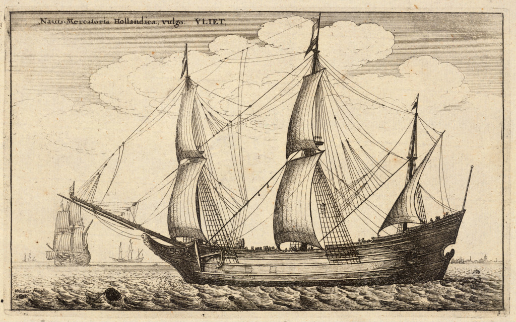 A Dutch trading ship from the late 17th-century. Credit: Wikimedia