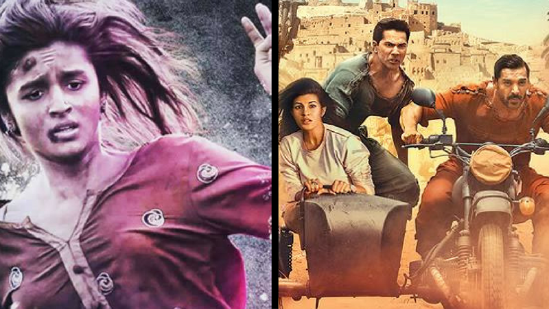Posters from Udta Punjab(left) and Dishoom (right)