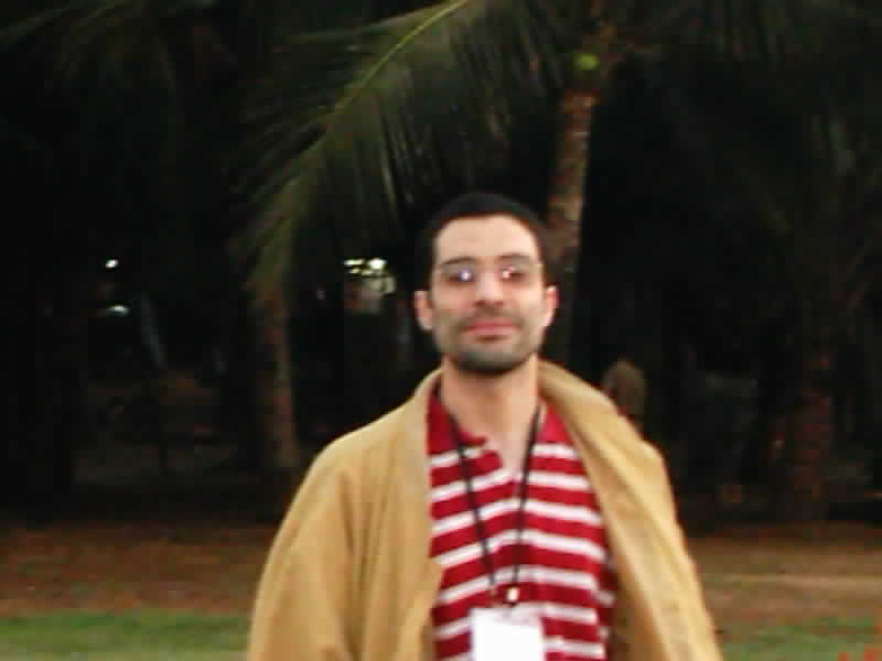 An old photograph of his CERN days from Adlène Hicheur’s personal album