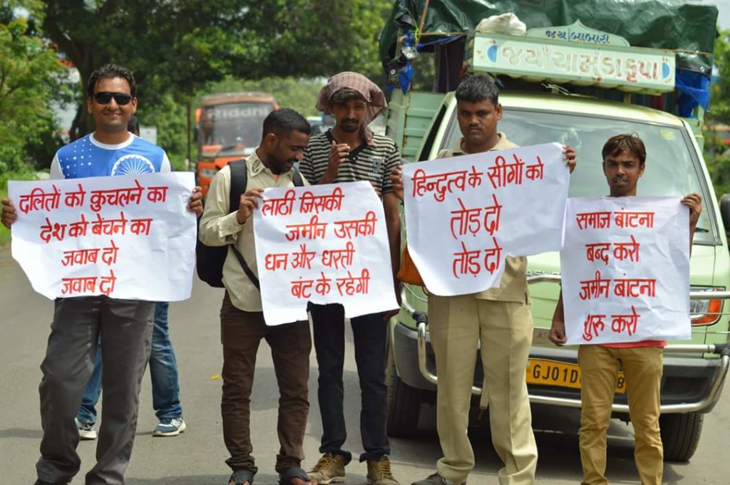 People join from other states with new slogans. Credit: Damayantee Dhar