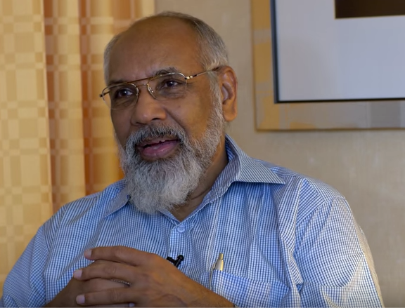 Prime Minister Modi pictured here with C.V. Vigneswaran in 2015. Vigneswaran thinks India should get involved in educating the Sinhalese polity. Credit: Youtube Screenshot