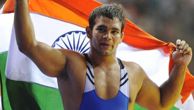 Narsingh Yadav, who was all set to compete in his wrestling category before being disqualified on doping charges. Credit: PTI