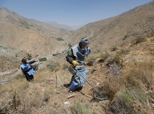 afghan campaign to clear mines by 2023 may slow down