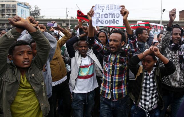 over 90 killed in anti government protests in ethiopia