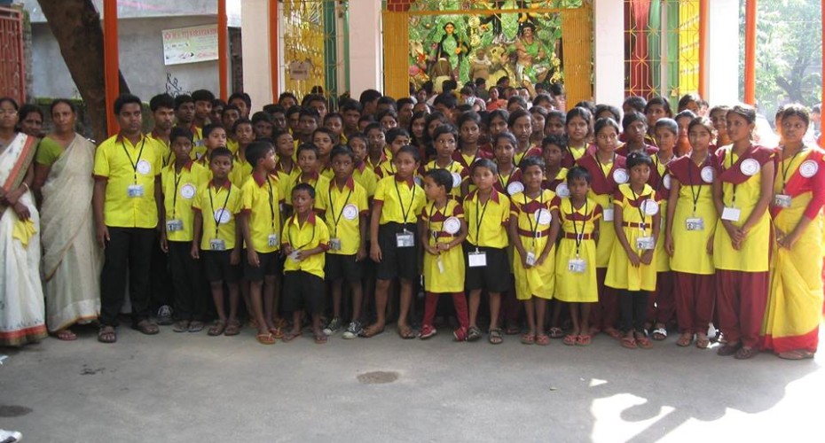 The orphanage celebrates Durga Puja. Credit: Special arrangement