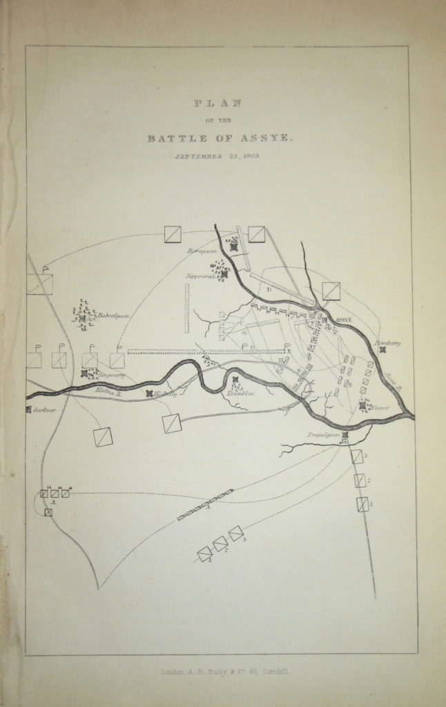 Map for the Battle of Assaye. Credit: From the personal collection of Siddharth Varadarajan