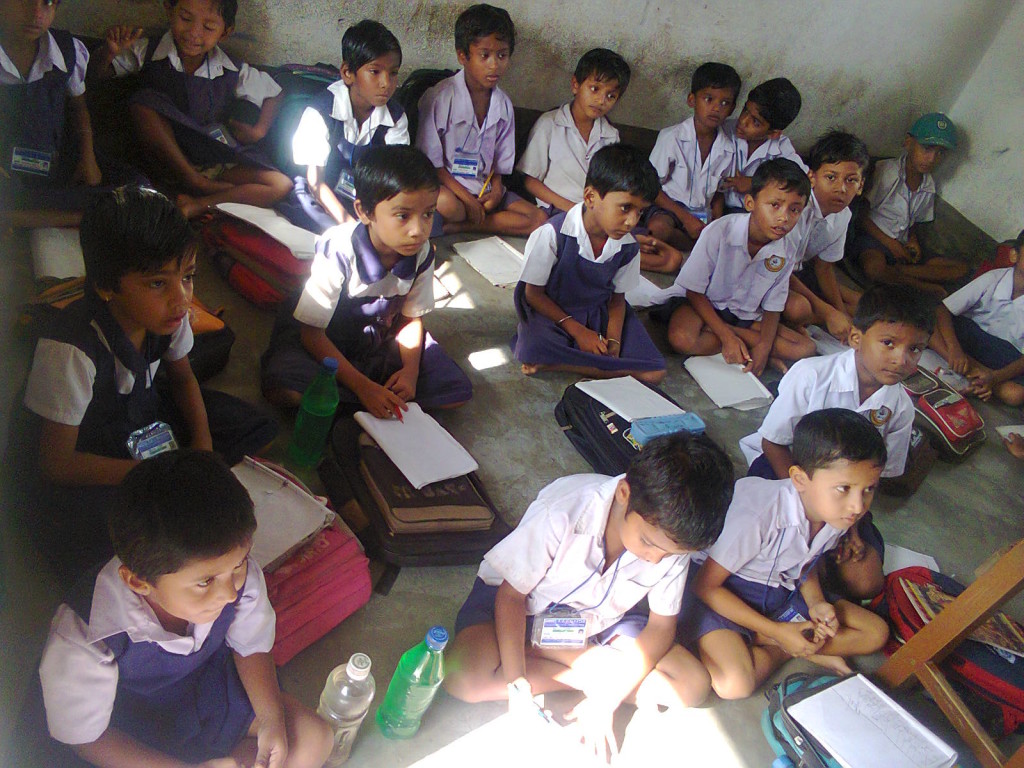 Children at the primary school which is not part of the orphanage. Credit: Special Arrangement