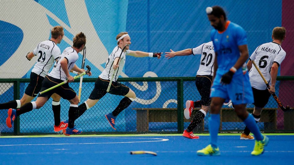 The Indian hockey team lost with 4 seconds left in the game. Credit: Reuters