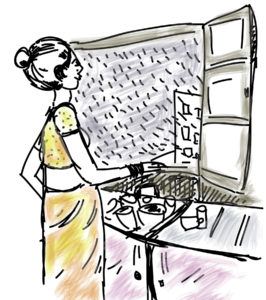 'When was the last time you looked out of the window?' Credit: Ita Mehrotra