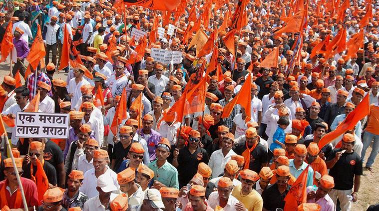 File photo of a rally of Marathas in Sindhudurg, Maharashtra.
