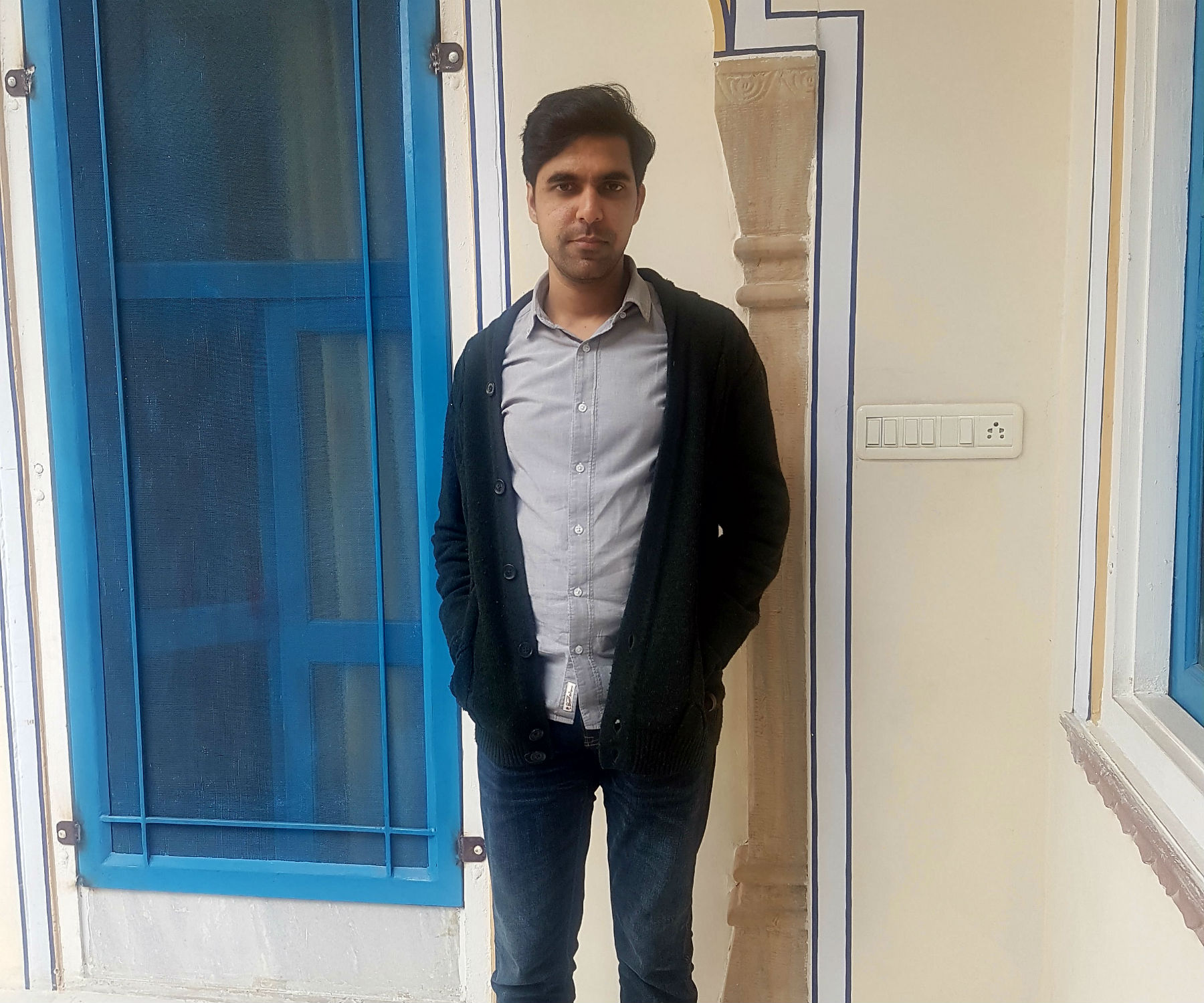 Karan Mahajan at the Jaipur Literature Festival. Credit: Nehmat Kaur