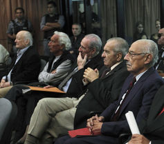 General Videla on trial, far right. Credit: Reuters