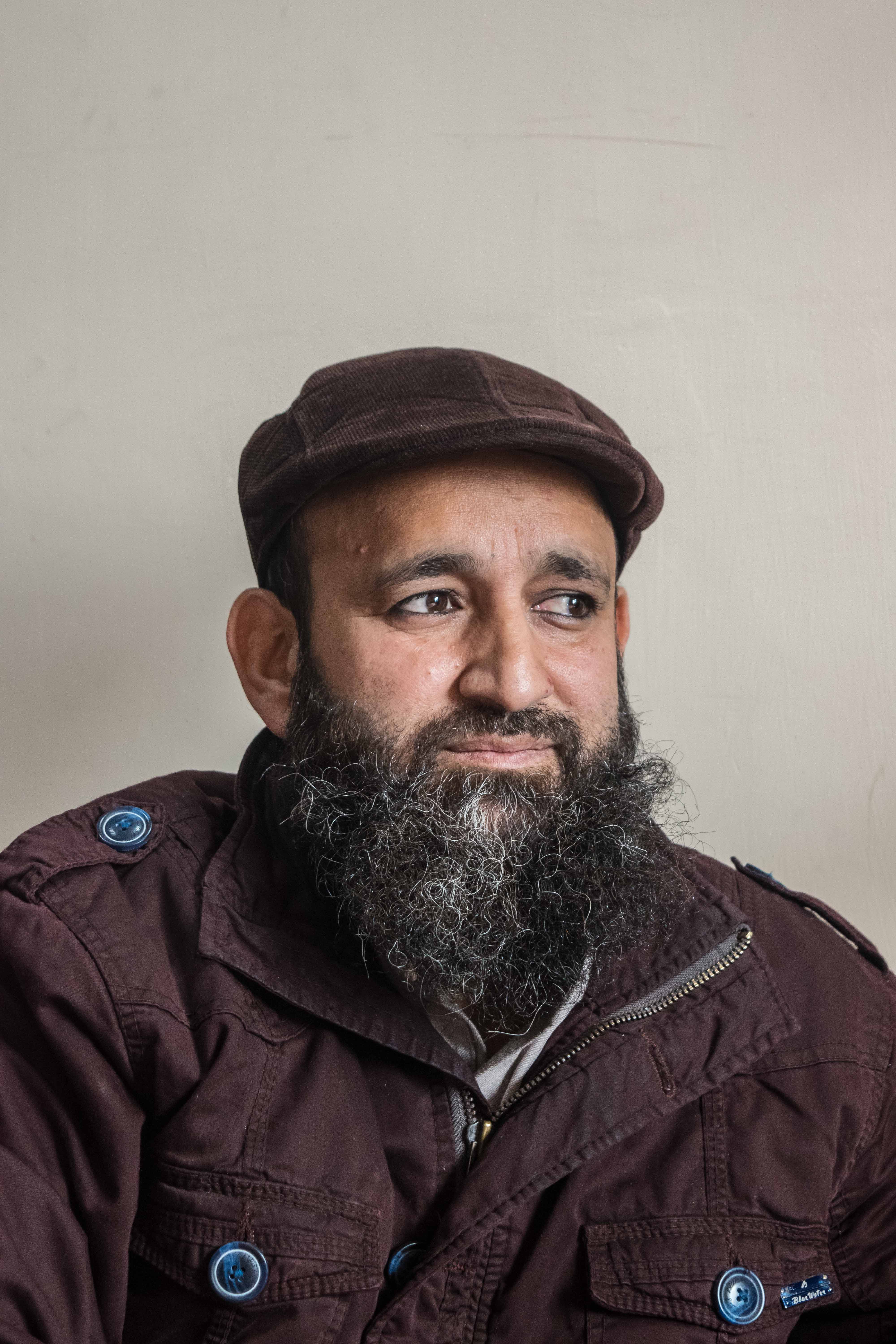 Tariq Ahmed Dar at his home in Solina. Credit: Ruman Hamdani