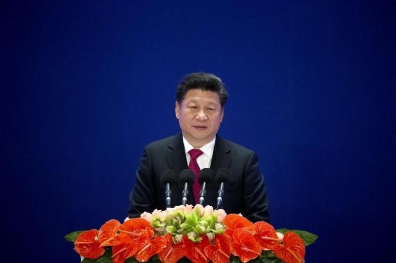 Chinese President Xi Jinping speaks during the opening ceremony of the Asian Infrastructure Investment Bank (AIIB) in Beijing, China, January 16, 2016. Credit: Reuters/Mark Schiefelbein/Pool