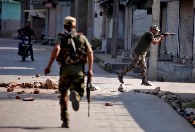 It is ironic that successive governments have always talked about how the Kashmir issue can't be resolved using force – but repeatedly proceeded to attempt exactly that. Credit: Reuters