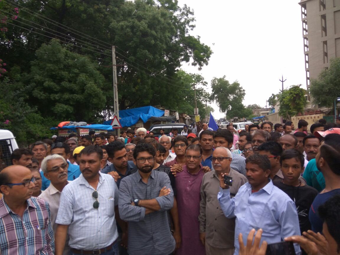 The Azadi Kooch march. Credit: Damayentee Dhar