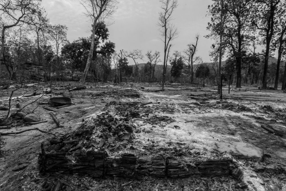 There are very few old people in the Devanigutta village, the older people have stayed back in Chhattisgarh. Credit: Javed Iqbal