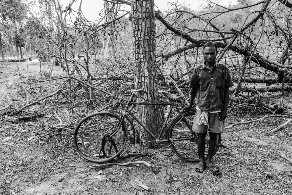 The officials also destroyed all the bicycles in the village. Credit: Javed Iqbal