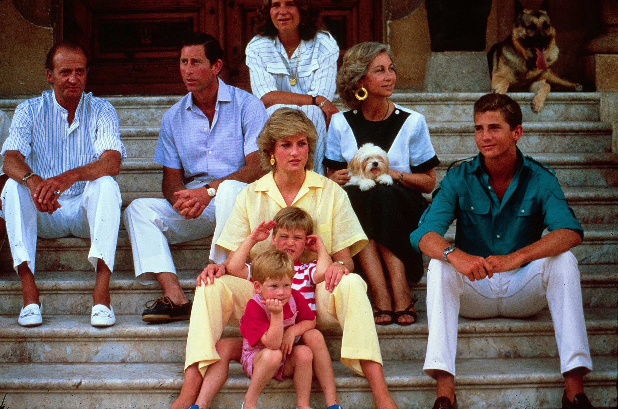 Diana, Charles and family. Credit: Reuters