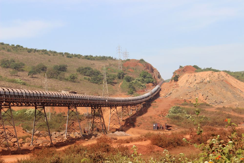 “The conveyor beltline work was started in the last year but we were not consulted by the company officials. The company has taken around 20 acres of land from our village. We used to cultivate finger millet on these lands earlier. Company babus (officials) said we will get our due compensation. But we have not received any compensation till date. We have been requesting to the company babu to provide compensation but they are not paying any heed to us. And we cannot approach the district administration. They are least bothered about the community,” said Nua Majhi of Lundrukana village. Credit: Abhijit Mohanty