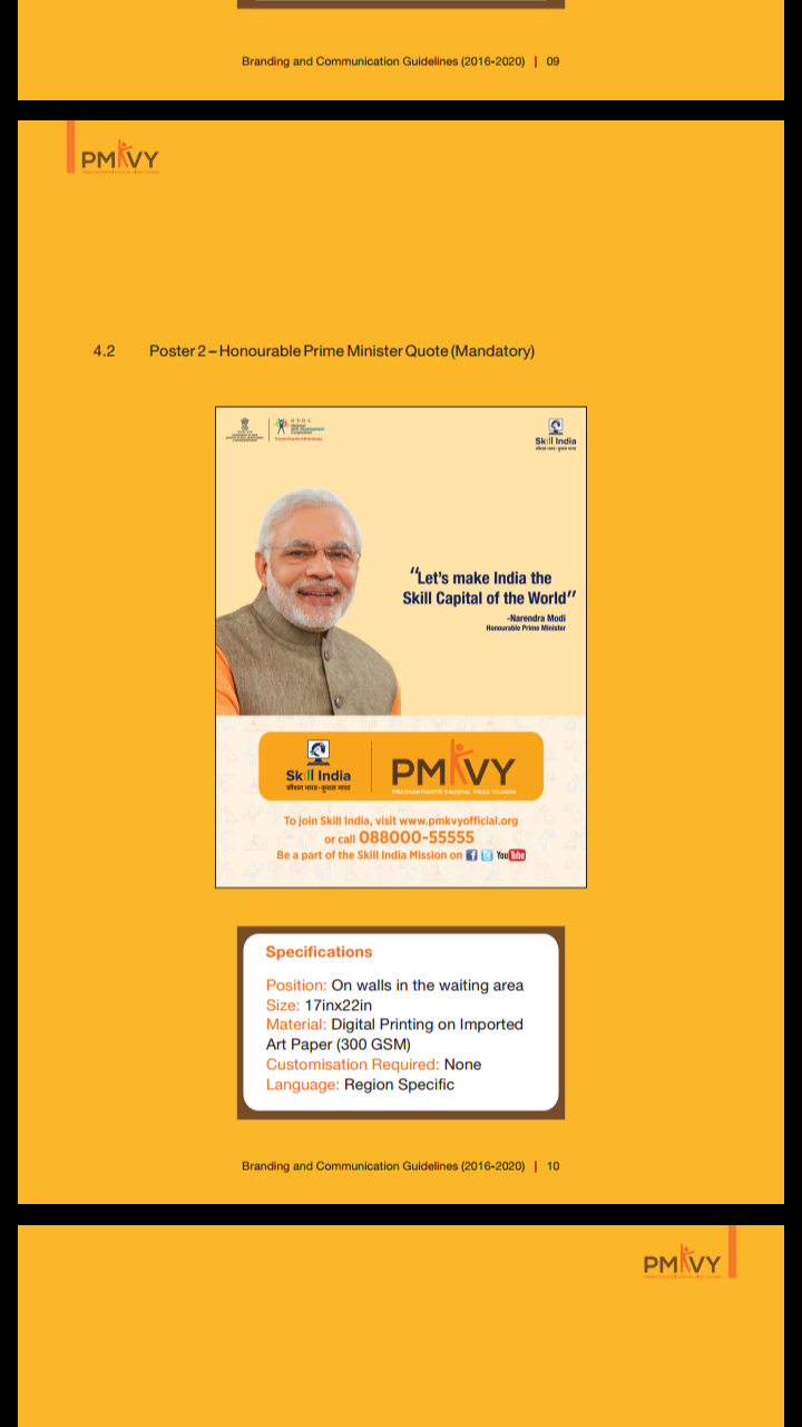 A list of the branding guidelines under the scheme. Credit: Shruti Jain