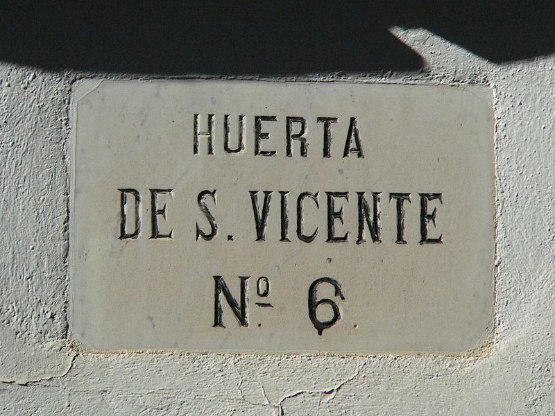 Huerta de Saint Vicente. Credit: Wikimedia Commons