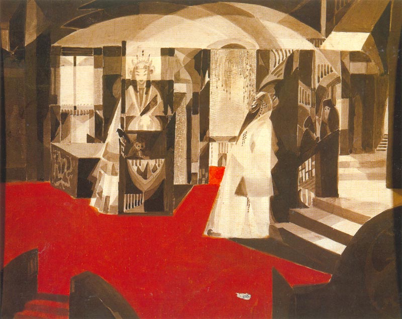 <em>Magician</em> by Gaganendranath Tagore. Courtesy: National Gallery for Modern Art