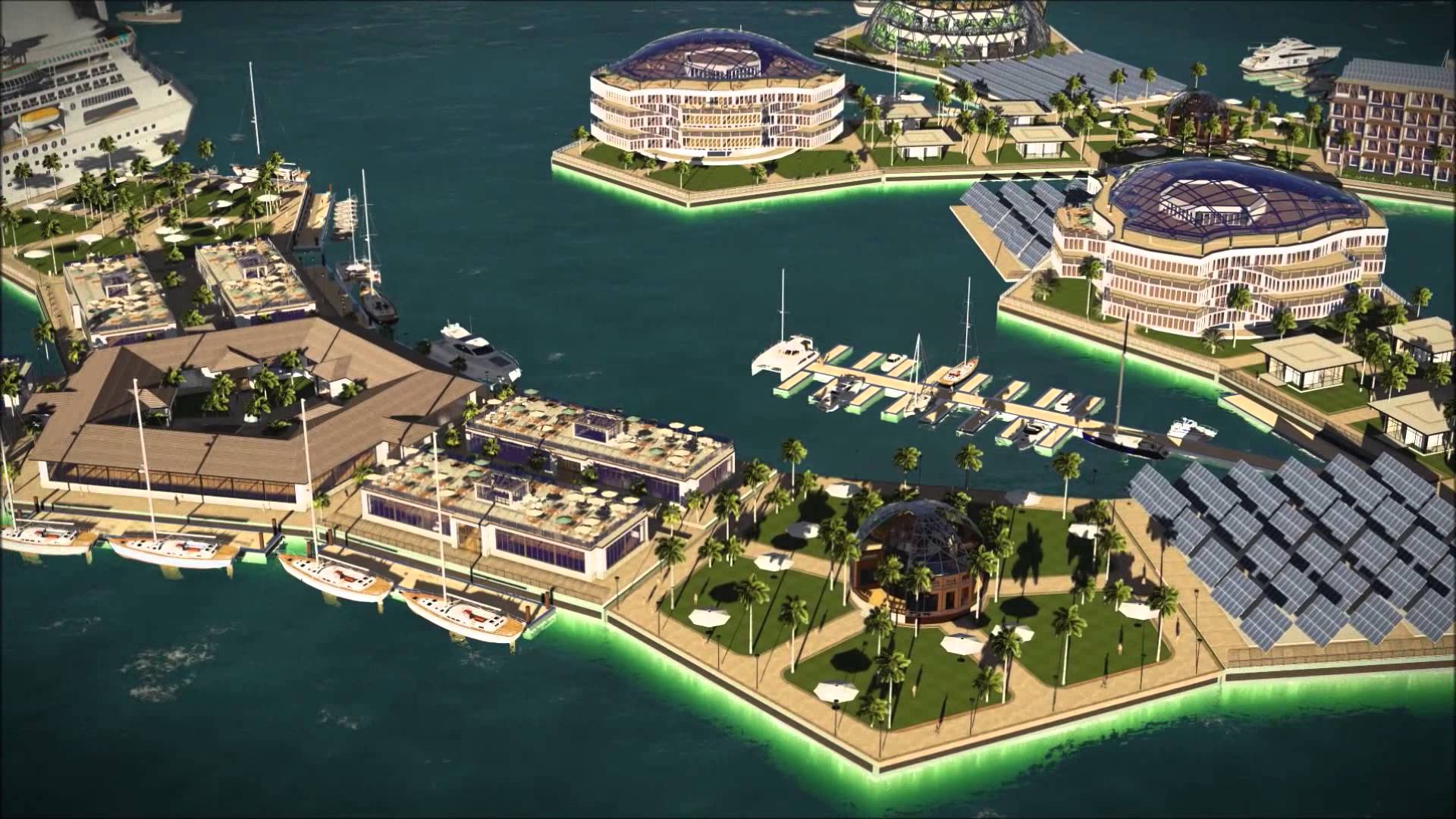 I am a rock, I am an island. Credit: Youtube screenshot/ The Seasteading Institute