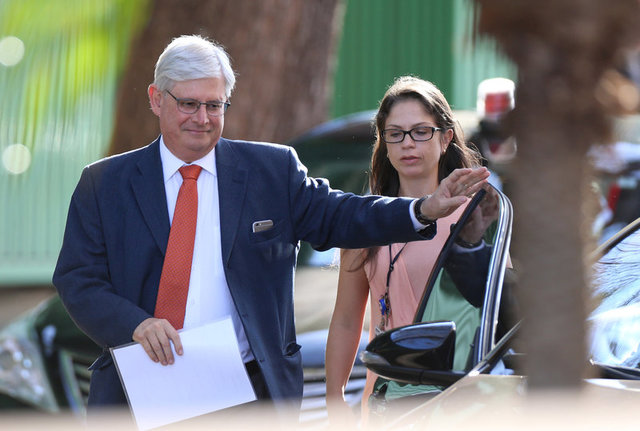 Brazil's Prosecutor General Rodrigo Janot arrives to a session of the Supreme Court in Brasilia, Brazil September 14, 2017. Credit: Reuters