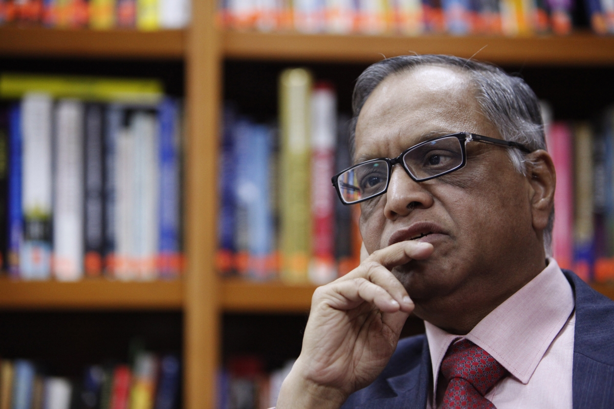 Infosys founder Narayan Murthy. Credit: Reuters