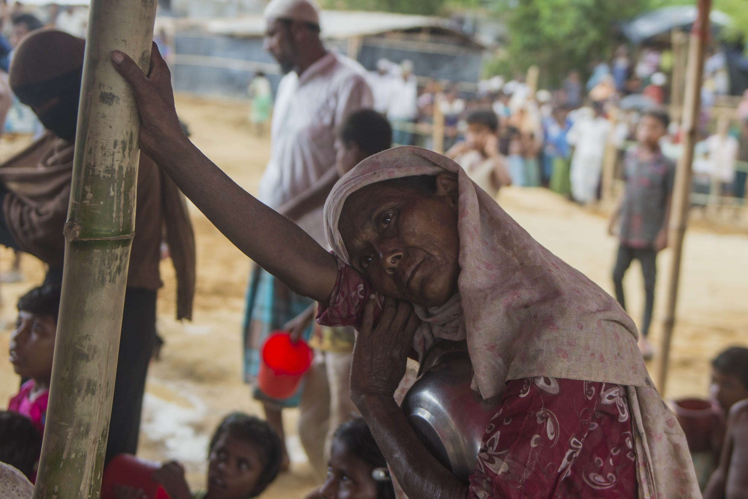 A Rohingya woman in the camp. Credit: Parvez Ahmed