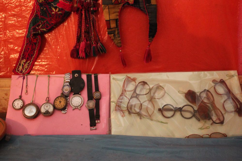A collection of some watches, clocks and spectacles used in the past. Credit: Bhavneet Kaur