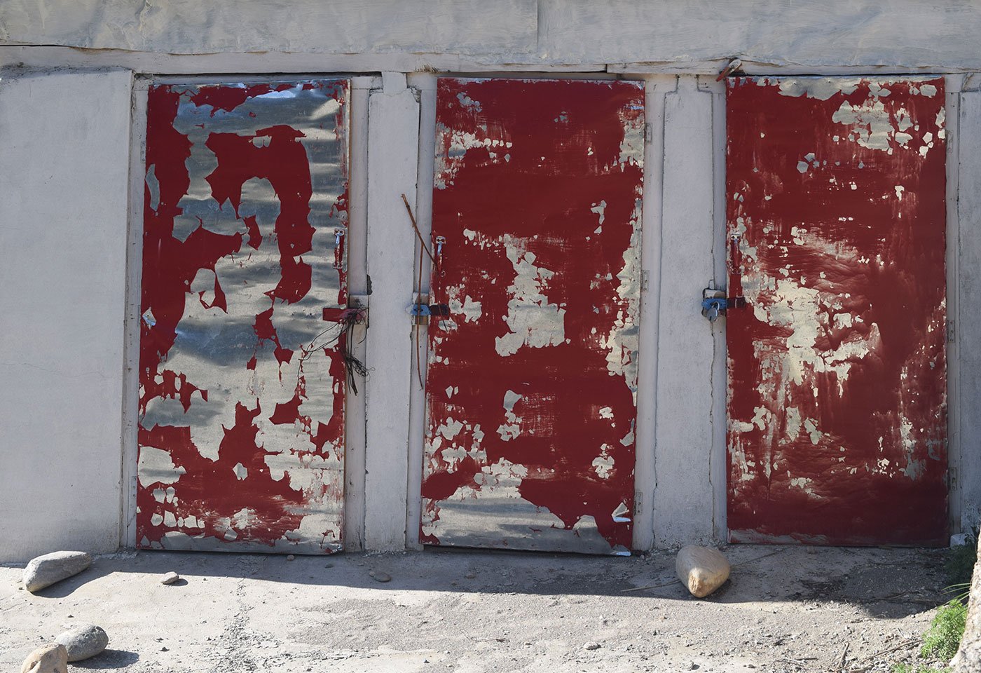 Gunji's gram pradhan keeps the newly-built toilets locked because 'Without water, the villagers would make them dirty'. Credit: Author provided