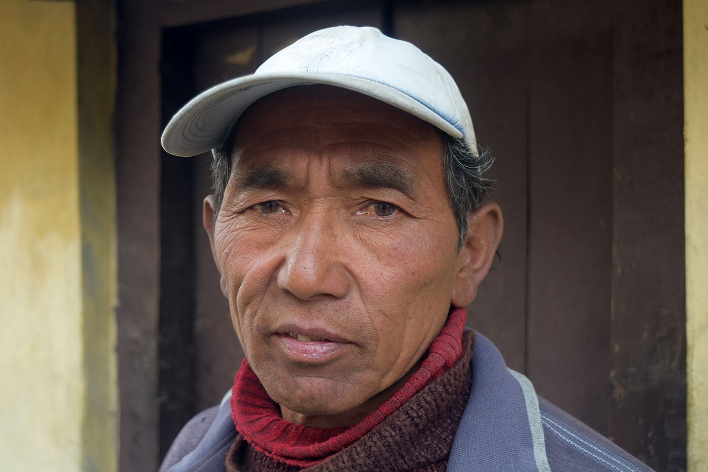 We have no toilet here because we don’t have any water', says Phal Singh Gunjiwal, who stays on in Gunji through the winter. Credit: Author provided