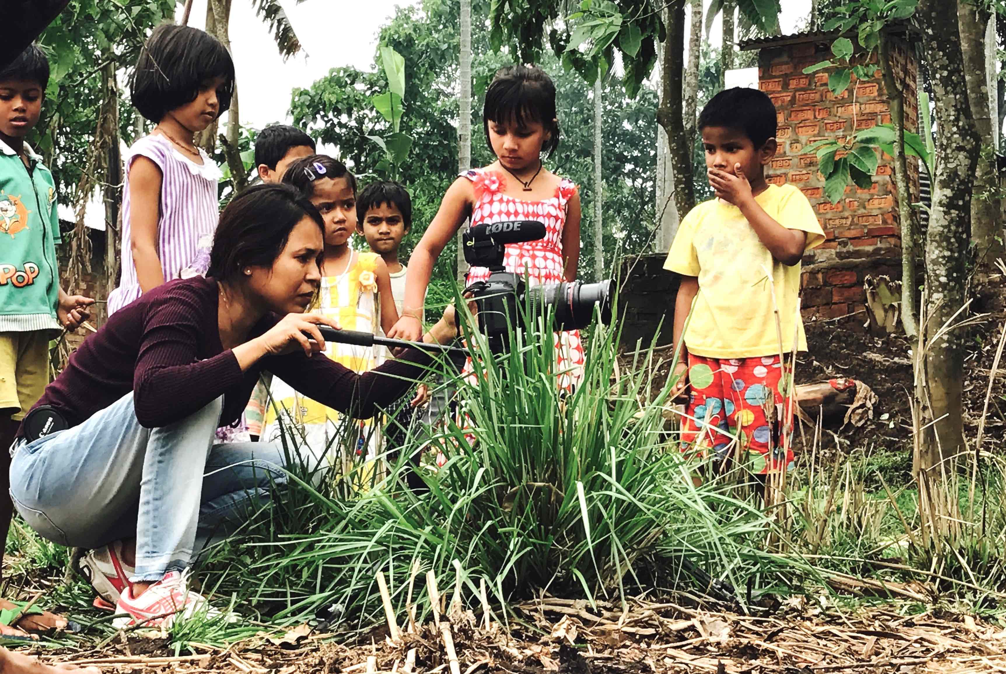 Das not only wrote and directed Village Rockstars, but also filmed it, did the production design and edited it single-handedly. Credit: Rima Das