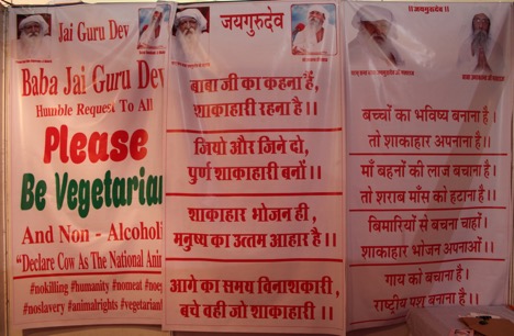 'Please be vegetarian'. Credit: Shruti Jain